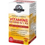 Витамин D3 2000 МЕ + K2, Sense of Life (Сенс оф Лайф) капсулы 250 мг 60 шт БАД