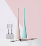 Набор зубных щеток, Epiqual (Эпикал) 1+1 шт с антибактериальным покрытием корпуса и сменной щетиной средней жесткости мятная + розовая